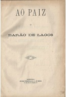 Livros/Acervo/L/LAGOS BARAO DE AO PAIZ